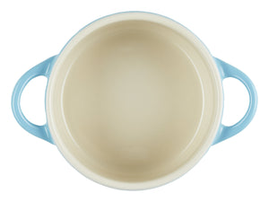 Mini Cocotte 10 cm; 250ml, 10x5 cm (ØxW); niebieski petrol; okrągły