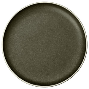 talerz płaski Ossora; 20 cm (Ø); ciemny taupe; okrągły; 6 sztuka / opakowanie