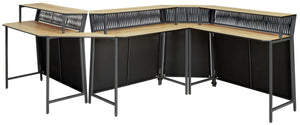 Outdoorbar Baruba Eckelement Außen; 78x56x115 cm (DxSxW); dąb/naturalny/antracyt