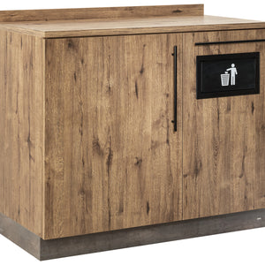 Servierstation Baristo Basic; 110x61x99.5 cm (SxGxW); dąb antyczny, Griff czarny