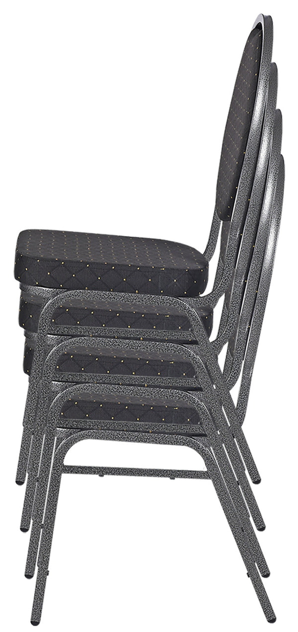 Bankett-Stuhl Event; 43x57x93 cm (SxGxW); siedzisko czarny