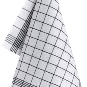 ścierka do naczyń Prag półpłótno; 50x70 cm (SxD); czarny; prostokątny; 10 sztuka / opakowanie