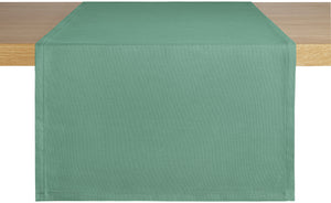 bieżnik Blanca; 40x130 cm (SxD); szałwia; prostokątny