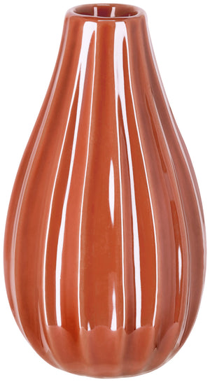 Vase Alarika; 7.7x14 cm (ØxW); pomarańczowy; 2 sztuka / opakowanie