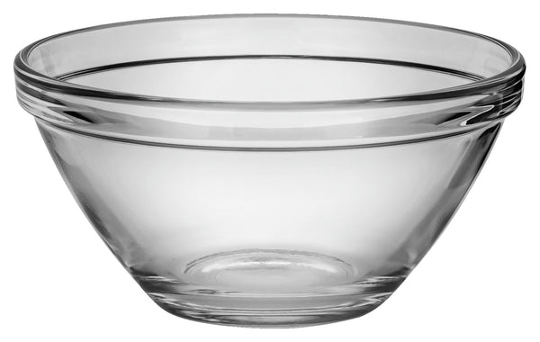 miska szklana Pompei; 240ml, 10.5x5.3 cm (ØxW); transparentny; okrągły; 24 sztuka / opakowanie