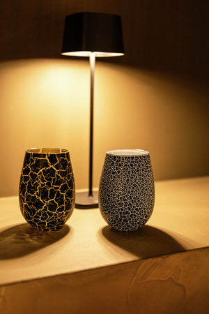 Universalglas Anela; 500ml, 8.2x12.3 cm (ØxW); czarny/biały; 6 sztuka / opakowanie