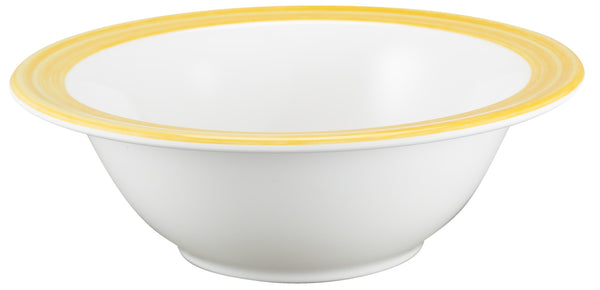 miska Bistro; 450ml, 16.5x5.6 cm (ØxW); żółty; okrągły; 5 sztuka / opakowanie
