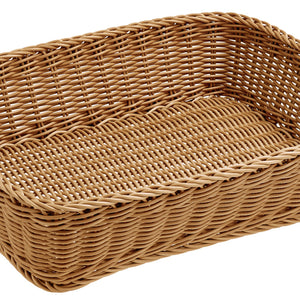 koszyk Igato prostokątny; 40x30x10 cm (DxSxW); brązowy; prostokątny