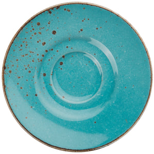 spodek do filiżanki do espresso Palana; 12.4 cm (Ø); turkusowy; okrągły; 6 sztuka / opakowanie