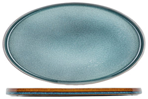 talerz płytki Quintana owalny; 35.5x23.5 cm (DxS); niebieski; owalny; 2 sztuka / opakowanie