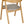 Stapelstuhl Calma Stoff Eiche; 54x53x79 cm (SxGxW); siedzisko taupe