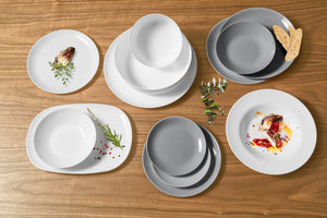 miska Ashley okrągła; 1300ml, 18x6.9 cm (ØxW); biały; okrągły; 6 sztuka / opakowanie