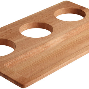 nakładka na karafki GN 1/1; 53x32.5x2.5 cm (DxSxW); dąb