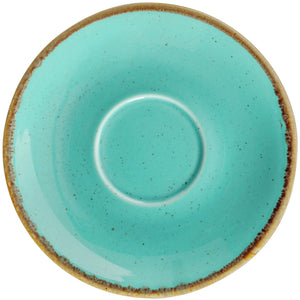 spodek do filiżanki do espresso Sidina; 12x2.5 cm (ØxW); turkusowy; okrągły; 6 sztuka / opakowanie