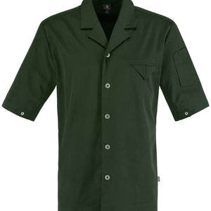 Herrenkochjacke Joel; Kleidergröße 56; ciemna oliwka