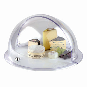 pokrywa roll-top Ø 38 cm; 38x40.5 cm (ØxW); transparentny; okrągły