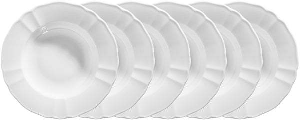 talerz głęboki Amely; 300ml, 23x4.7 cm (ØxW); biały; okrągły; 6 sztuka / opakowanie