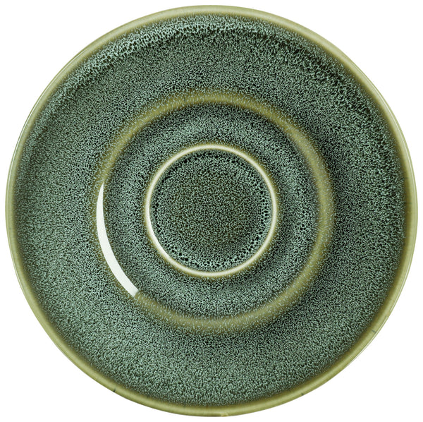 spodek do filiżanki do kawy Nano; 16.5 cm (Ø); zielony; okrągły; 6 sztuka / opakowanie