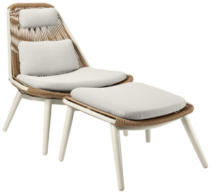 Lounger Ondaro; 84x93x99.5 cm (SxGxW); siedzisko beżowy