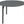 Outdoor-Beistelltisch Naira klein; 65x28.5 cm (ØxW); Platte antracyt