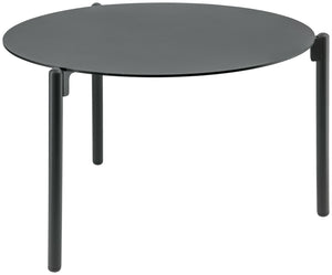 Outdoor-Beistelltisch Naira klein; 65x28.5 cm (ØxW); Platte antracyt