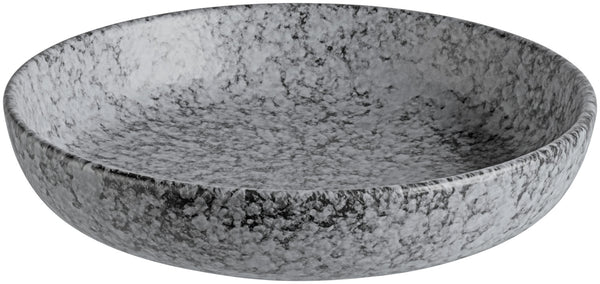 talerz głęboki Mamoro; 800ml, 21x4.5 cm (ØxW); czarny/biały; okrągły; 6 sztuka / opakowanie