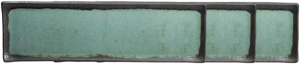 półmisek Dearborn z rantem; Größe GN 2/4, 53x16.2x2 cm (DxSxW); turkusowy; prostokątny; 3 sztuka / opakowanie
