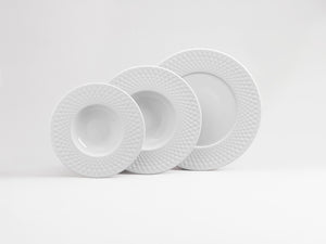 talerz głęboki Bilbero; 380ml, 27x5.5 cm (ØxW); biały; okrągły; 4 sztuka / opakowanie