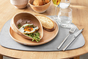 naczynie Cascais owalne; 19x12.5x8 cm (DxSxW); morela; 2 sztuka / opakowanie