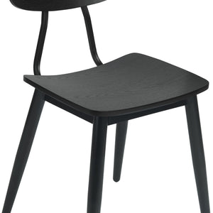 krzesło Scola; 55x50x83 cm (SxGxW); siedzisko czarny, stelaż czarny; 2 sztuka / opakowanie