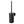 szczotka toaletowa Carv z uchwytem; 12.1x39.1x12.1 cm (DxWxG); czarny