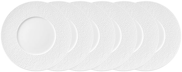 talerz płaski Pike; 23 cm (Ø); biały; okrągły; 6 sztuka / opakowanie