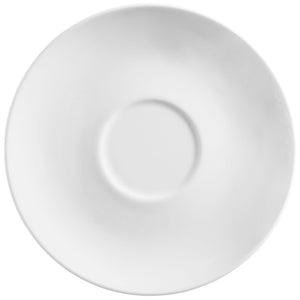 spodek do filiżanki do kawy Mixor; 15 cm (Ø); biały; okrągły; 6 sztuka / opakowanie