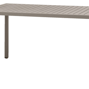stół Cube prostokątny; 140x80x75.5 cm (DxSxW); taupe; prostokątny