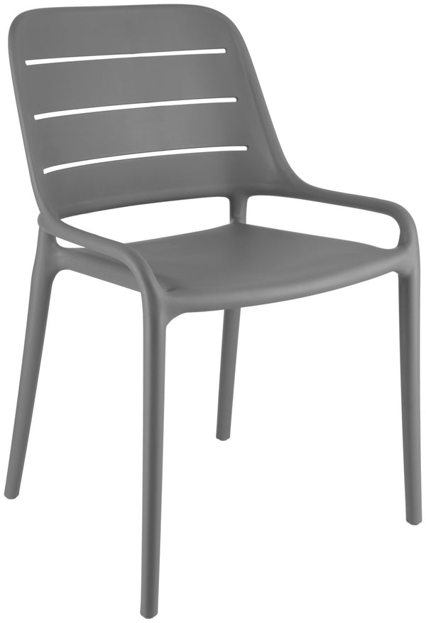 Kunststoff Stuhl Rylon; 52x51.5x82.5 cm (SxGxW); antracyt; 4 sztuka / opakowanie