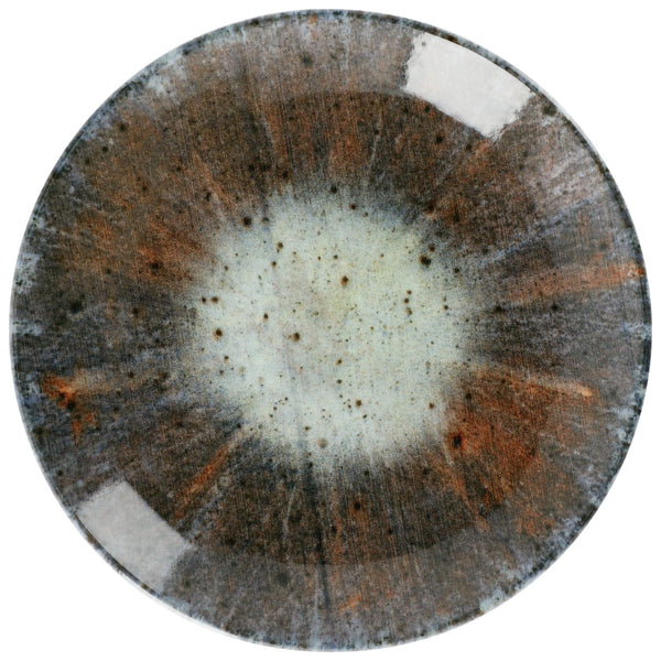 Teller flach  Saturnus; 20.5 cm (Ø); antracyt/zielony/pomarańczowy; okrągły; 6 sztuka / opakowanie