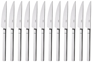 nóż do pizzy/steka Luano; 22.2 cm (D); srebro, Griff srebro; 12 sztuka / opakowanie