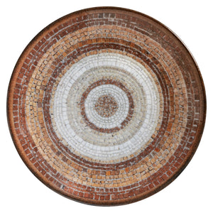 Porzellan Teller flach Terra Mosaic rund; 16.5 cm (Ø); terakota/beżowy/brązowy; okrągły; 6 sztuka / opakowanie