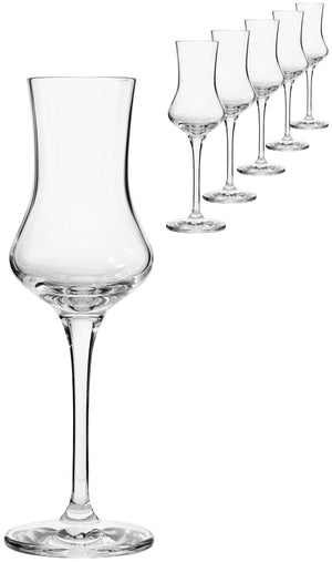 kieliszek do grappy Chateau bez znacznika pojemności; 100ml, 4.1x17.4 cm (ØxW); transparentny; 6 sztuka / opakowanie
