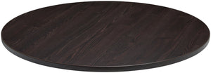 blat Maliana okrągły; 100 cm (Ø); dąb/wenge; okrągły
