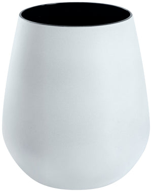 Universalglas Dorisa; 420ml, 6.5x10 cm (ØxW); biały/czarny; 6 sztuka / opakowanie