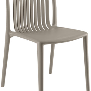 Kunststoff Stuhl Tavira; 50x52.5x77 cm (SxGxW); taupe; 2 sztuka / opakowanie