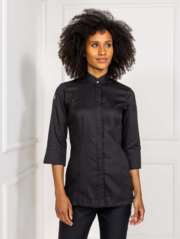 Kochjacke Esmee; Kleidergröße 3XS; czarny