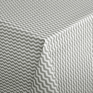 obrus Waves kwadratowy; 130x130 cm (SxD); szary; kwadrat