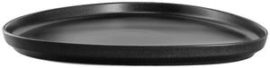 talerz płaski Masca organisch mit Rand; 20.7x19.5x2 cm (DxSxW); czarny; organiczny; 6 sztuka / opakowanie