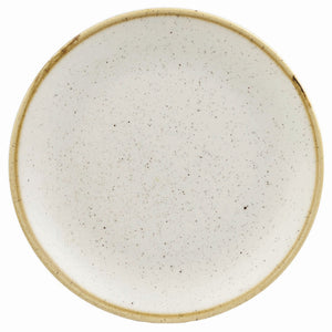 talerz płaski Stonecast Barley White okrągły; 16.5 cm (Ø); biały/brązowy; okrągły; 12 sztuka / opakowanie