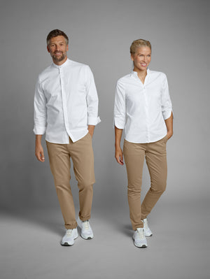 Bluse Dreiviertelarm Lani Regular Fit; Kleidergröße 50; biały