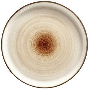 talerz płaski Limaro; 21 cm (Ø); brązowy; okrągły; 6 sztuka / opakowanie