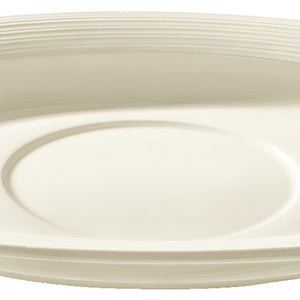 spodek do miseczki Skyline owalny; 22.5x15.5 cm (DxS); biel kremowa; owalny; 6 sztuka / opakowanie