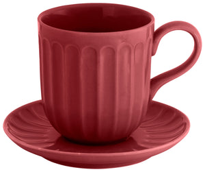 kubek Bel Colore; 340ml, 8.5x8.5 cm (ØxW); czerwony; 6 sztuka / opakowanie